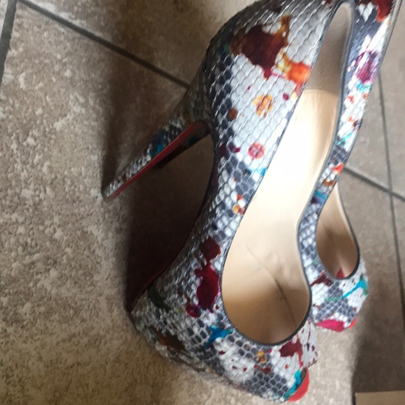 Christian Louboutin Highness 160 Python Carnaval - Picture 2 of 9